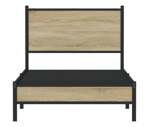 Lovos Rėmas Be Čiužinio, Sonoma Ąžuolo, 80X200cm Metalas