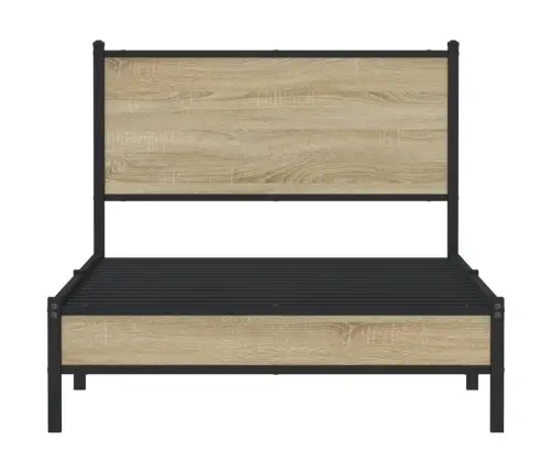 Lovos Rėmas Be Čiužinio, Sonoma Ąžuolo, 100X200cm Metalas
