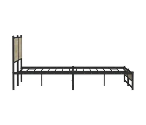 Lovos Rėmas Be Čiužinio, Sonoma Ąžuolo, 160X200cm Metalas