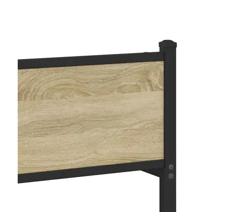 Metallist Voodiraam Ilma Madratsita Sonoma Tamm 120X190 Cm