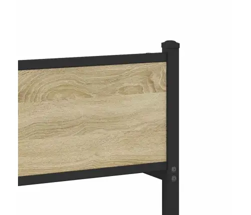 Metallist Voodiraam Ilma Madratsita Sonoma Tamm 140X190 Cm