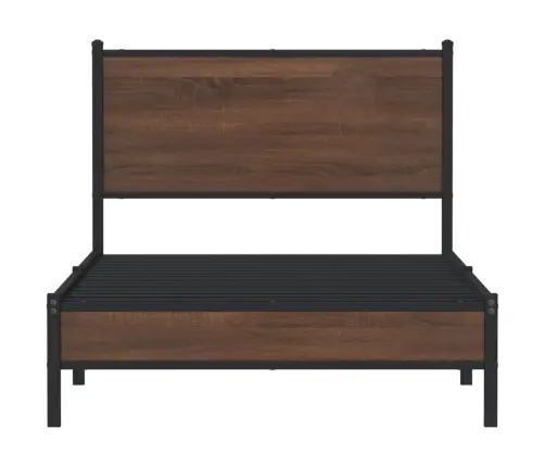 Gultas Rāmis Bez Matrača, Brūna Ozola, 100X190 Cm Vidaxl
