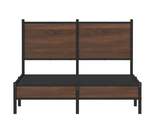 Lovos Rėmas Be Čiužinio, Rudas Ąžuolo, 120X190cm Metalas