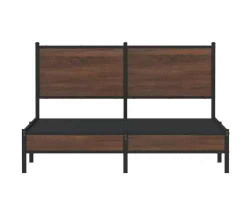 Gultas Rāmis Bez Matrača, Brūna Ozola, 140X200 Cm Vidaxl