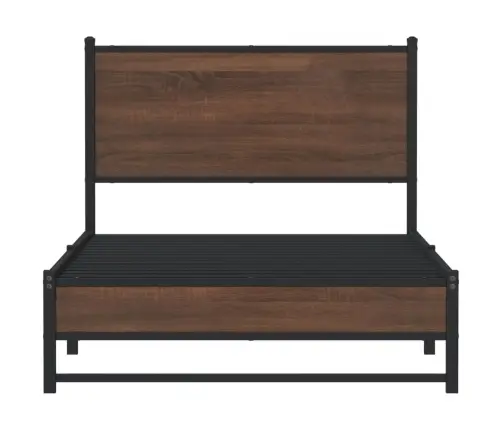 Lovos Rėmas Be Čiužinio, Rudas Ąžuolo, 100X190cm Metalas