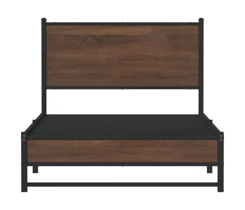 Gultas Rāmis Bez Matrača, Brūna Ozola, 100X200 Cm Vidaxl