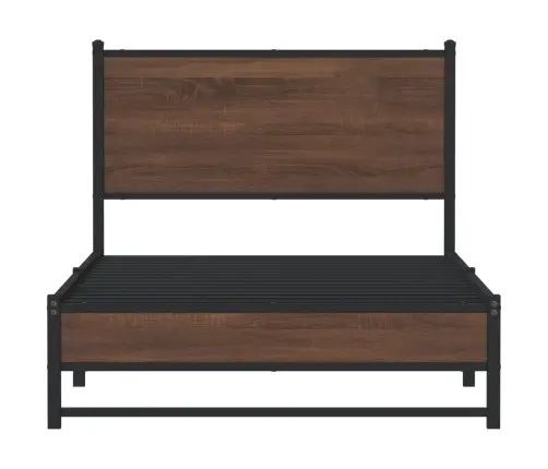 Gultas Rāmis Bez Matrača, Brūna Ozola, 107X203 Cm Vidaxl