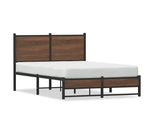 Gultas Rāmis Bez Matrača, Brūna Ozola, 120X200 Cm Vidaxl