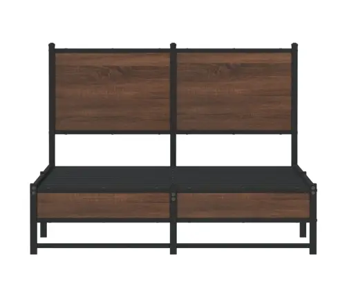 Gultas Rāmis Bez Matrača, Brūna Ozola, 120X200 Cm Vidaxl