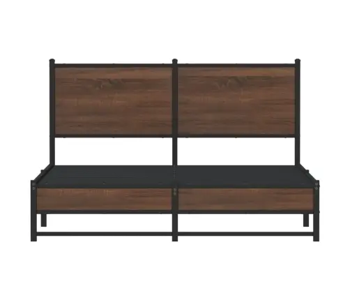 Lovos Rėmas Be Čiužinio, Rudas Ąžuolo, 140X200cm Metalas