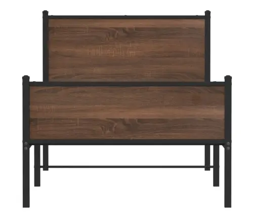 Gultas Rāmis Bez Matrača, Brūna Ozola, 90X190 Cm Vidaxl