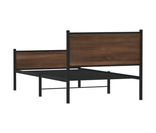 Lovos Rėmas Be Čiužinio, Rudas Ąžuolo, 107X203cm Metalas