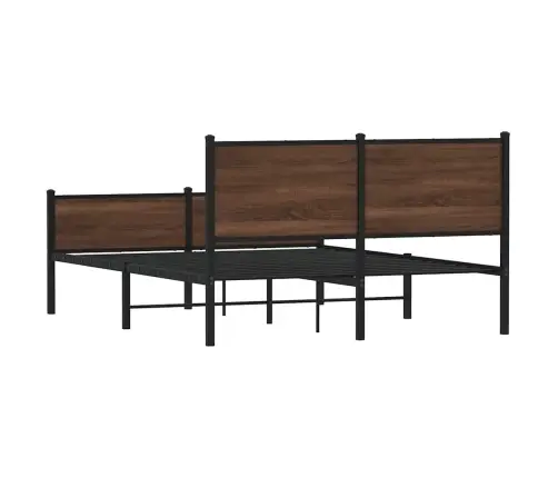 Lovos Rėmas Be Čiužinio, Rudos Spalvos, 137X190cm Metalas