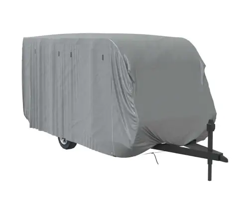 Karavānas Pārvalks, Pelēks, 670X250X220 Cm, Neausts Audums Vidaxl