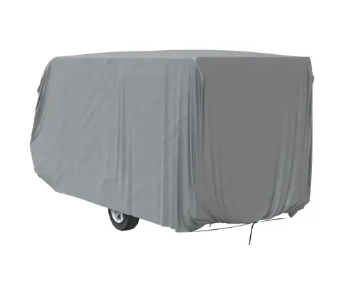 Karavānas Pārvalks, Pelēks, 670X250X220 Cm, Neausts Audums Vidaxl