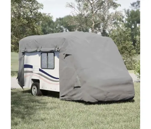 Dzīvojamo Māju Pārvalki, Pelēki, 570X235X275 Cm, Neausts Audums Vidaxl