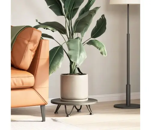 Kafijas Galdiņa Matadatas Kājas, 4 Gab., Antracīta Krāsa, 10 Cm, Masīvs Tērauds Vidaxl