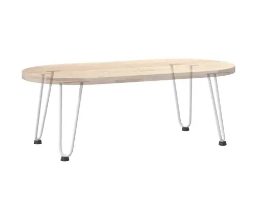 Kafijas Galdiņa Matadatas Kājas, 4 Gab., Baltas, 30 Cm, Masīvs Tērauds Vidaxl