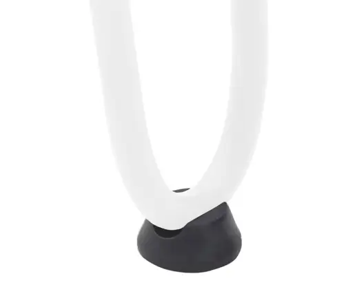 Kafijas Galdiņa Matadatas Kājas, 4 Gab., Baltas, 30 Cm, Masīvs Tērauds Vidaxl