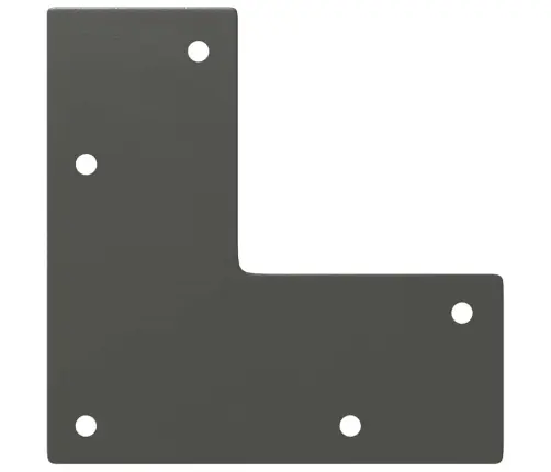 Kafijas Galdiņa Matadatas Kājas, 4 Gab., Antracīta Krāsa, 30 Cm, Masīvs Tērauds Vidaxl