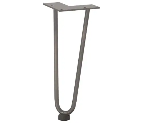 Kafijas Galdiņa Matadatas Kājas, 4 Gab., Dabīgs Tērauds, 30 Cm, Masīvs Tērauds Vidaxl