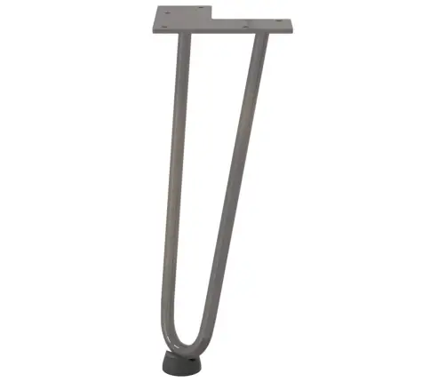 Kafijas Galdiņa Matadatas Kājas, 4 Gab., Dabīgs Tērauds, 30 Cm, Masīvs Tērauds Vidaxl