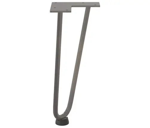 Kafijas Galdiņa Matadatas Kājas, 4 Gab., Dabīgs Tērauds, 30 Cm, Masīvs Tērauds Vidaxl