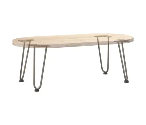 Kafijas Galdiņa Matadatas Kājas, 4 Gab., Dabīgs Tērauds, 30 Cm, Masīvs Tērauds Vidaxl