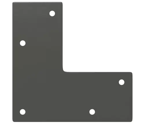 Kafijas Galdiņa Matadatas Kājas, 4 Gab., Antracīta Krāsa, 42 Cm, Masīvs Tērauds Vidaxl