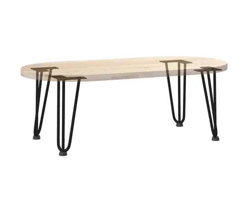 Kafijas Galdiņa Matadatas Kājas, 4 Gab., Melnas, 30 Cm, Masīvs Tērauds Vidaxl