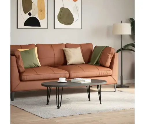 Kafijas Galdiņa Matadatas Kājas, 4 Gab., Melnas, 30 Cm, Masīvs Tērauds Vidaxl