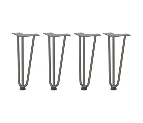 Kavos Staliuko Kojelės, 4 Vnt., Natūralus Plienas, 30 cm Tvirtas Plienas