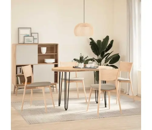 Segtukų Formos Kojelės Konsoliniams Staliukams, 4 Vnt., Juodos, 72 cm Masyvus Plienas