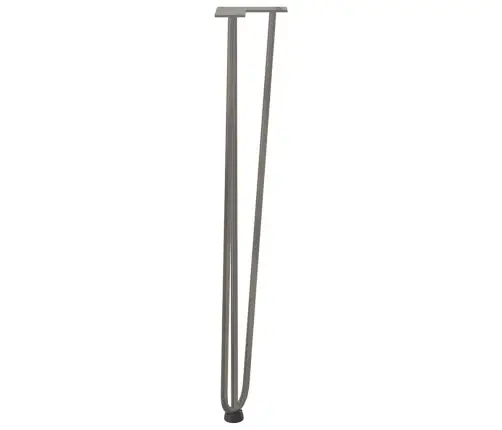 Konsoollaua Juuksenõeljalad 4 Tk, Naturaalne Teras, 72 cm Täisteras