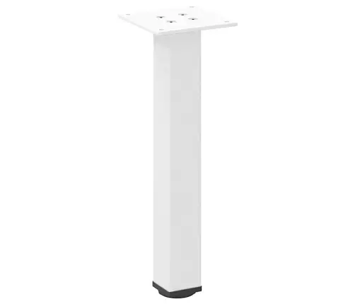 Kafijas Galdiņa Kājas, 4 Gab., Baltas, 30-32 Cm, Tērauds Vidaxl