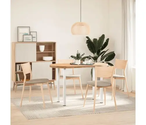 Konsoles Galda Kājas, 4 Gab., Baltas, 72-74 Cm, Tērauds Vidaxl