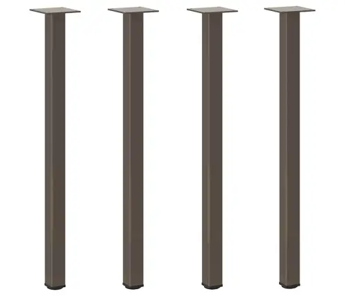 Konsoollaua Jalad 4 Tk, Naturaalne Teras, 72–74 cm Teras