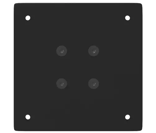 Kavos Staliuko Kojelės, 4 Vnt., Juodos, 30-32 cm Plienas