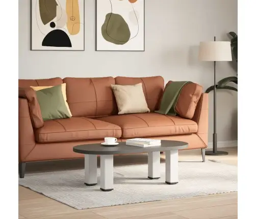 Kohvilaua Jalad 4 Tk Valged 42–44 Cm Terasest