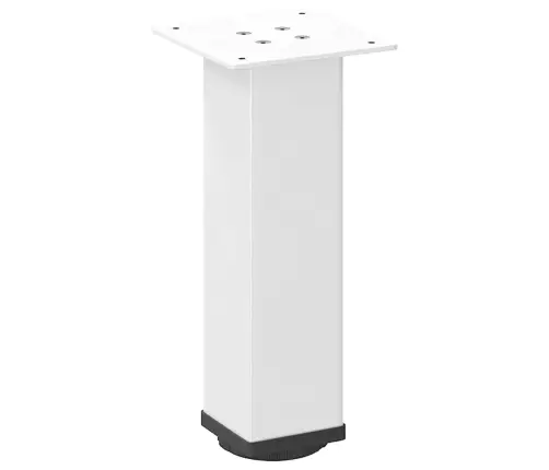 Kohvilaua Jalad 4 Tk Valged 42–44 Cm Terasest