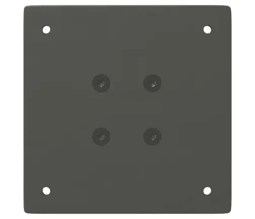 Kafijas Galdiņa Kājas, 4 Gab., Antracīta Krāsa, 42-44 Cm, Tērauds Vidaxl