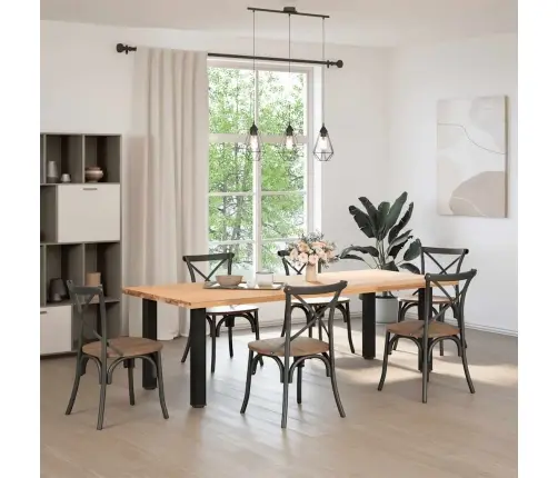 Konsoles Galda Kājas, 4 Gab., Melnas, 72-74 Cm, Tērauds Vidaxl