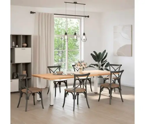 Konsoollaua Jalad 4 Tk Valged 72–74 Cm Terasest