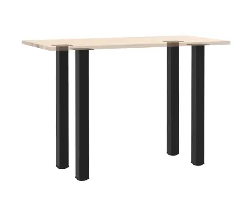 Bāra Galda Kājas, 4 Gab., Melnas, 90-92 Cm, Tērauds Vidaxl