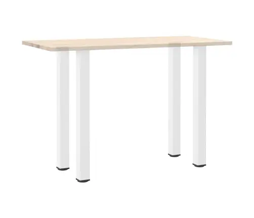 Bāra Galda Kājas, 4 Gab., Baltas, 90-92 Cm, Tērauds Vidaxl