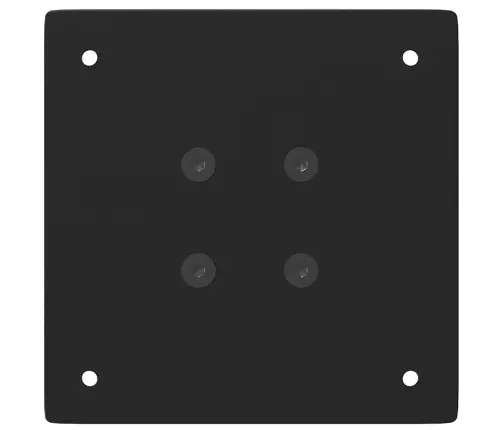 Bāra Galda Kājas, 4 Gab., Melnas, 110-112 Cm, Tērauds Vidaxl