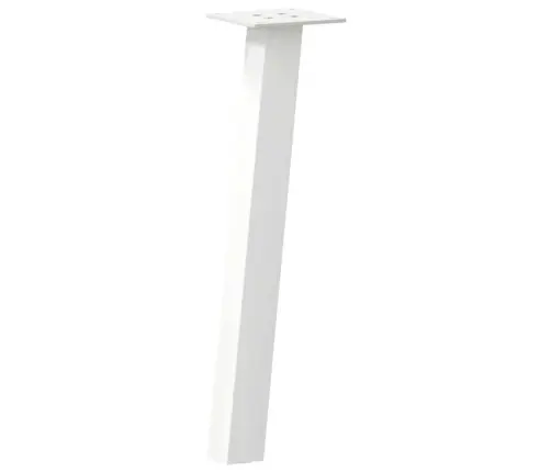 Kavos Staliuko Kojelės, 4 Vnt., Baltos, 42 cm Plienas