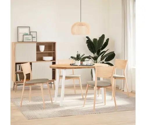 Konsolinio Stalo Kojos, 4 Vnt., Baltos, 72 cm Plienas