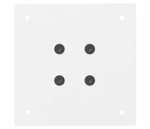 Kohvilaua Jalad 4 Tk Valged 42 Cm Terasest