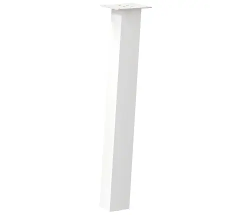 Konsoles Galda Kājas, 4 Gab., Baltas, 72 Cm, Tērauds Vidaxl